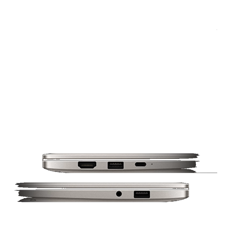 HONOR MagicBook X16 Ryzen 2026 Gris Estrellado — perfiles con puertos
