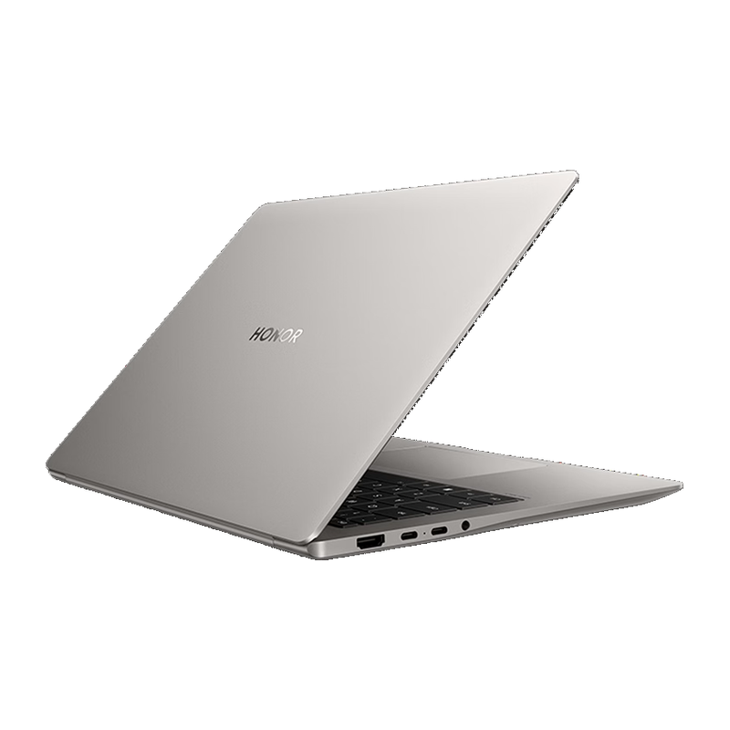 HONOR MagicBook Pro 14 Geeker Gris Estrellado — vista trasera tres cuartos