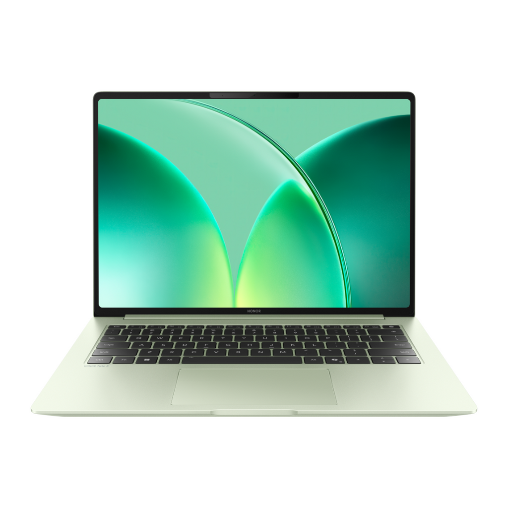 HONOR MagicBook Pro 14 2026 Zielony – widok z przodu