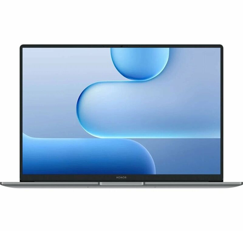 HONOR MagicBook X16 Ryzen 2026 Gris Estrellado — detalle frontal de pantalla