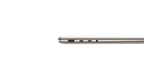 HONOR MagicBook X14 Plus 2026 Gwiezdna szarość – profil z portami