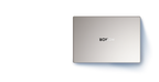HONOR MagicBook X16 Plus 2026 Grigio stellare – coperchio visto dall'alto