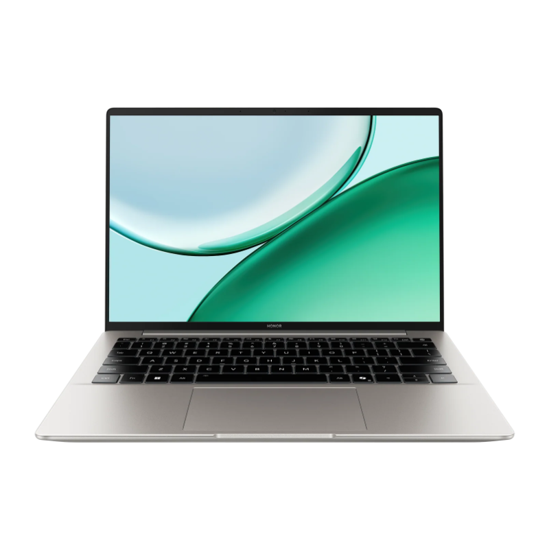 HONOR MagicBook X14 Plus 2026 Sternengrau – Vorderansicht