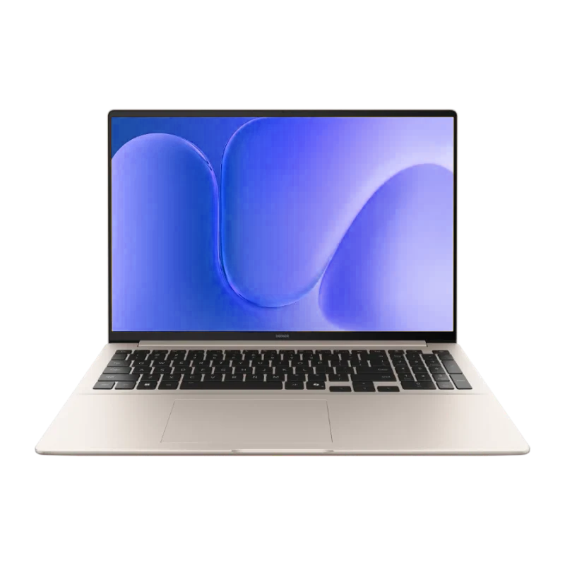 HONOR MagicBook 16 2026 Złoty – widok z przodu