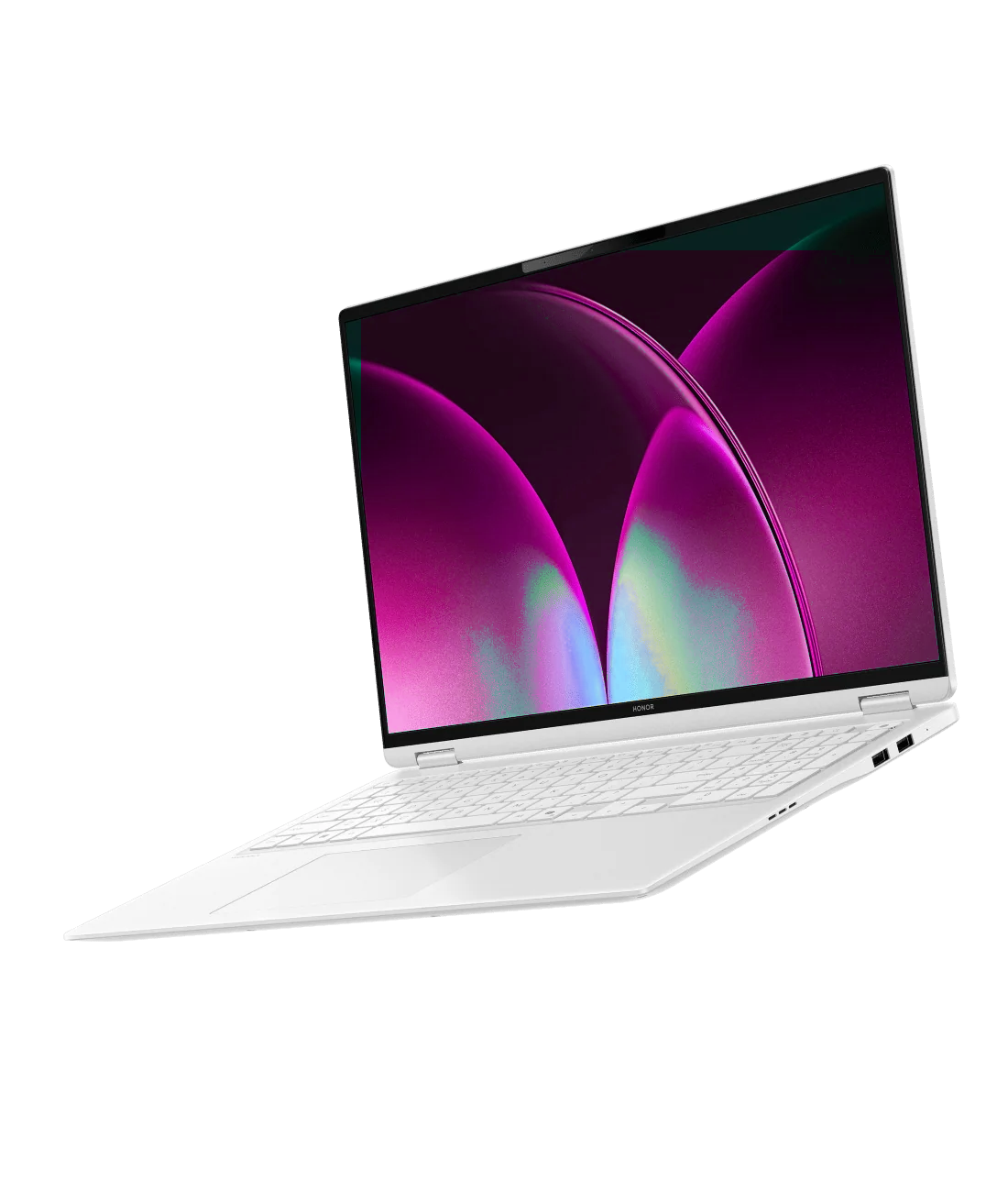 HONOR MagicBook Pro 16 2026, seitliche Dreiviertelansicht