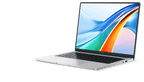 HONOR MagicBook X14 2025 Combat Grigio stellare — aperto in vista frontale di tre quarti
